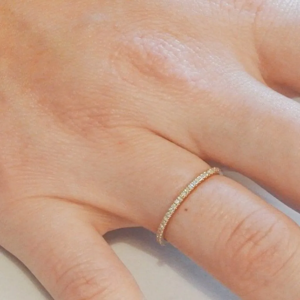 Whisper Thin Diamond Eternity Band