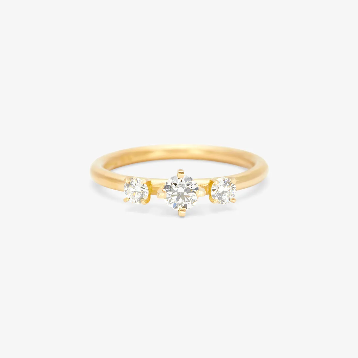 White Diamond Trinity Ring | R11701W