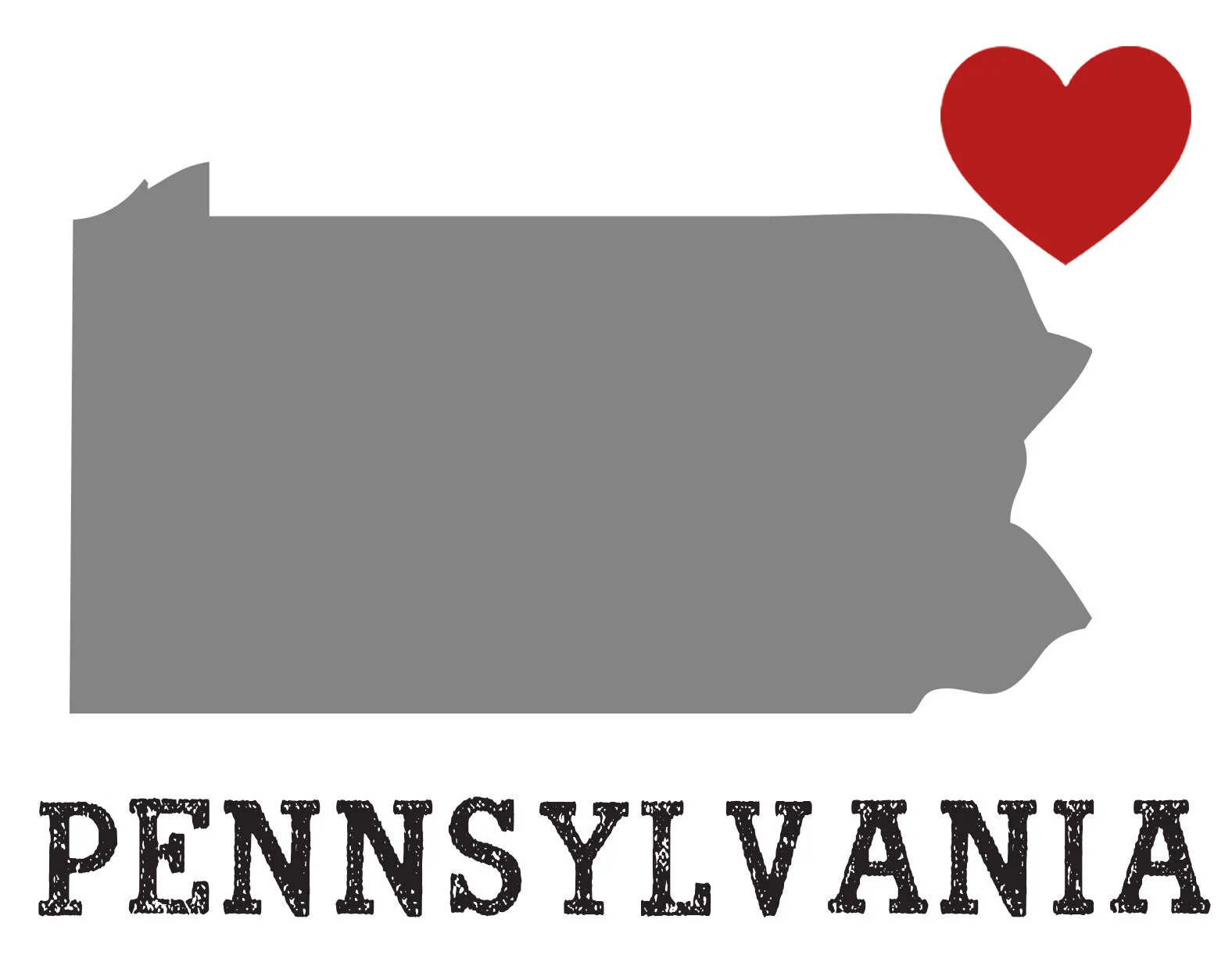 WHOLESALE -   STATE LOVE HEART TAG