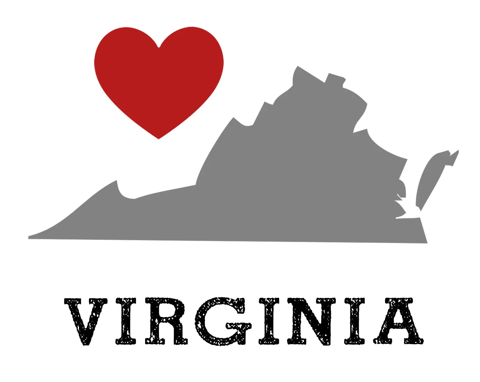 WHOLESALE -   STATE LOVE HEART TAG