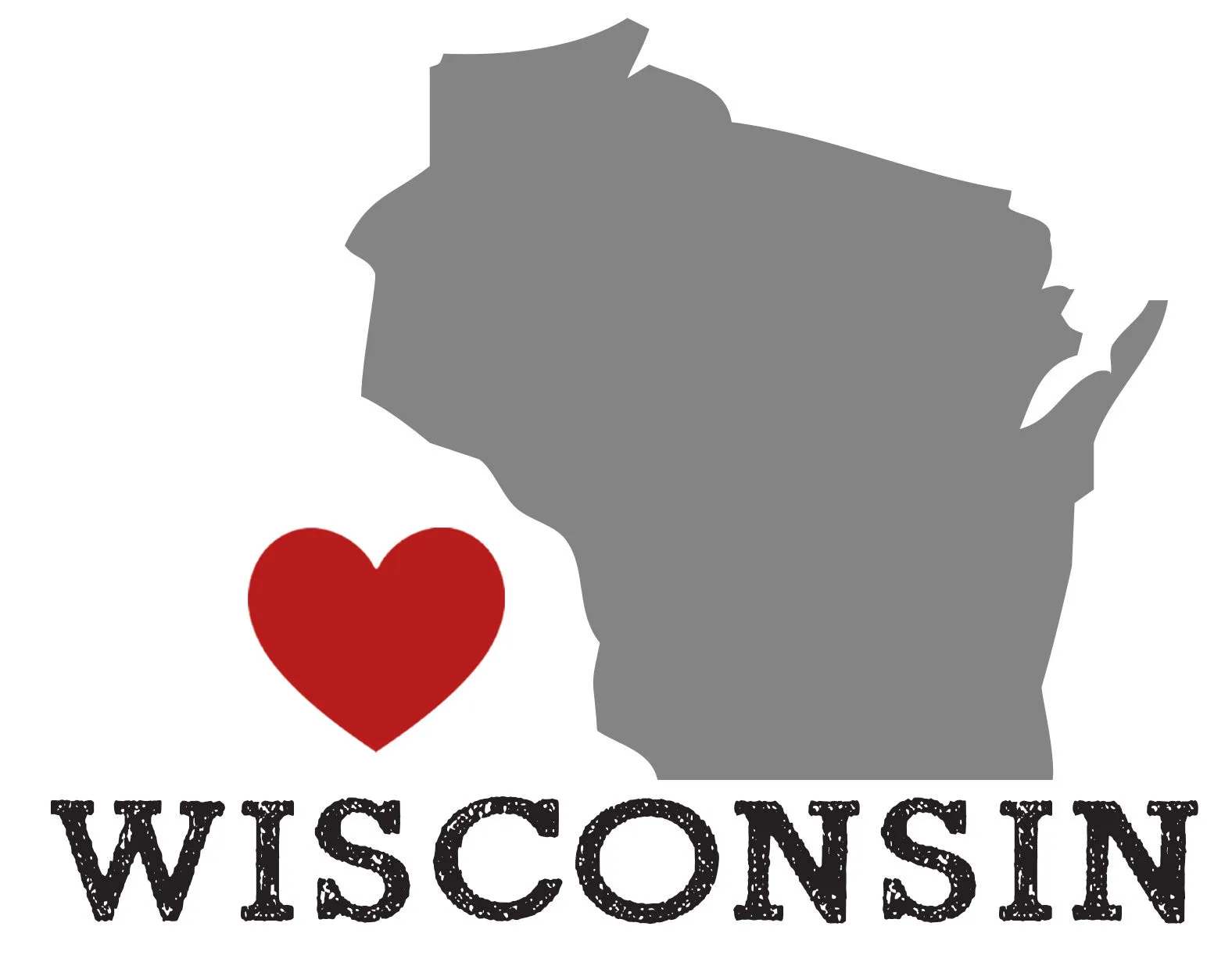 WHOLESALE -   STATE LOVE HEART TAG