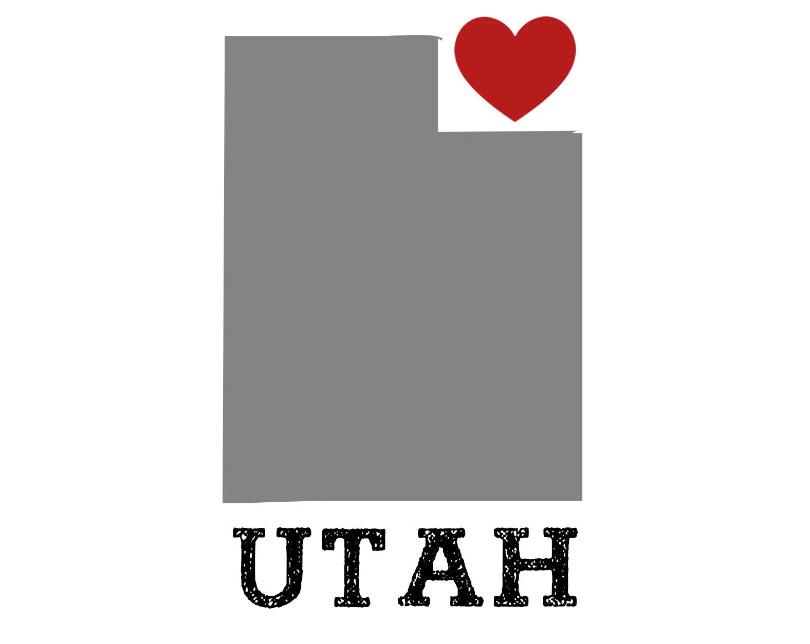 WHOLESALE -   STATE LOVE HEART TAG