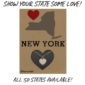 WHOLESALE -   STATE LOVE HEART TAG