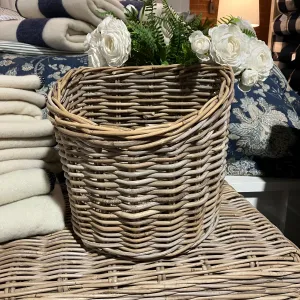Wicker Basket Rounded