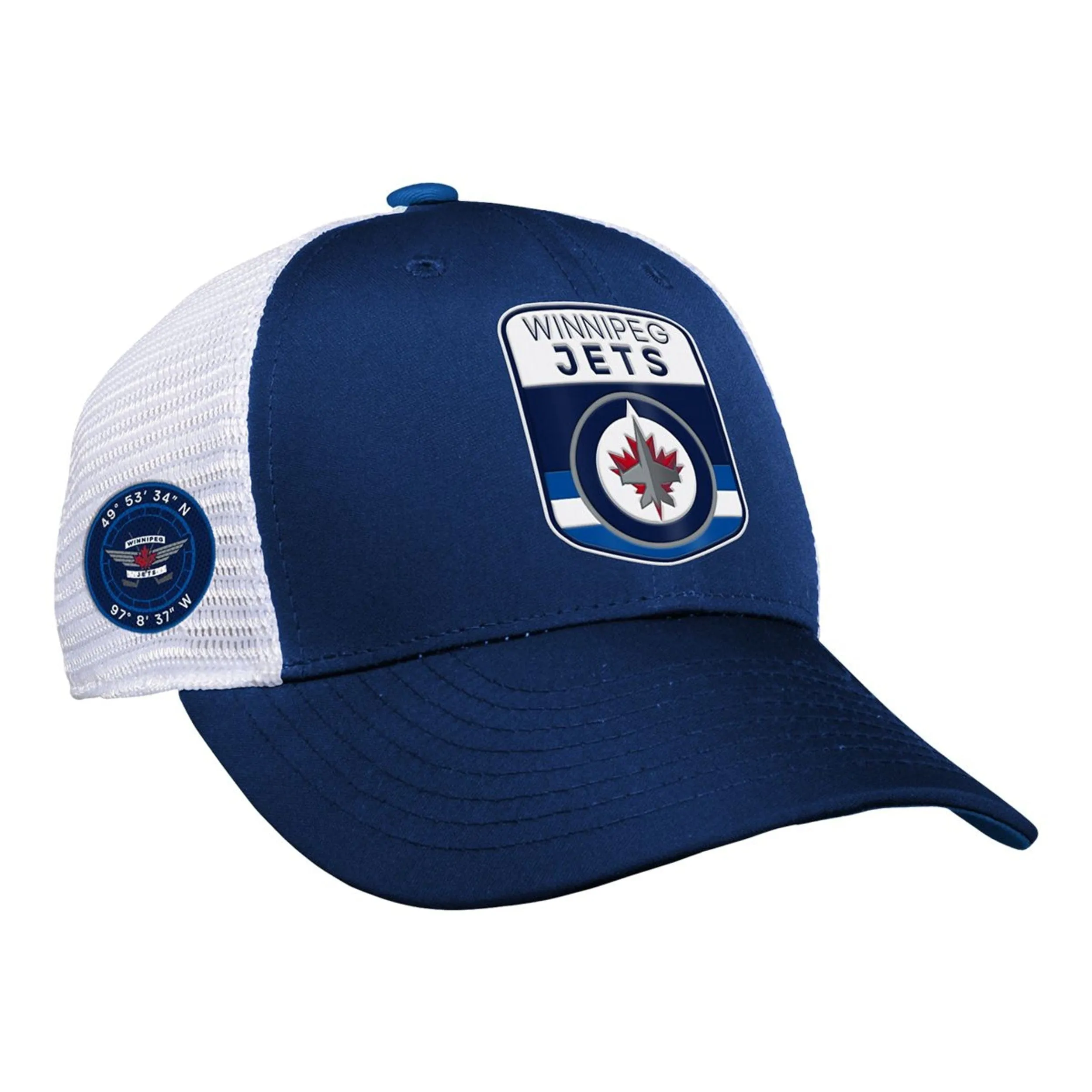 Winnipeg Jets- Fanatics NHL Draft Structured Trucker Youth Hat