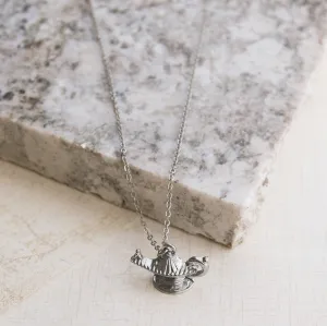 Wishes for My Genie Silver Necklace