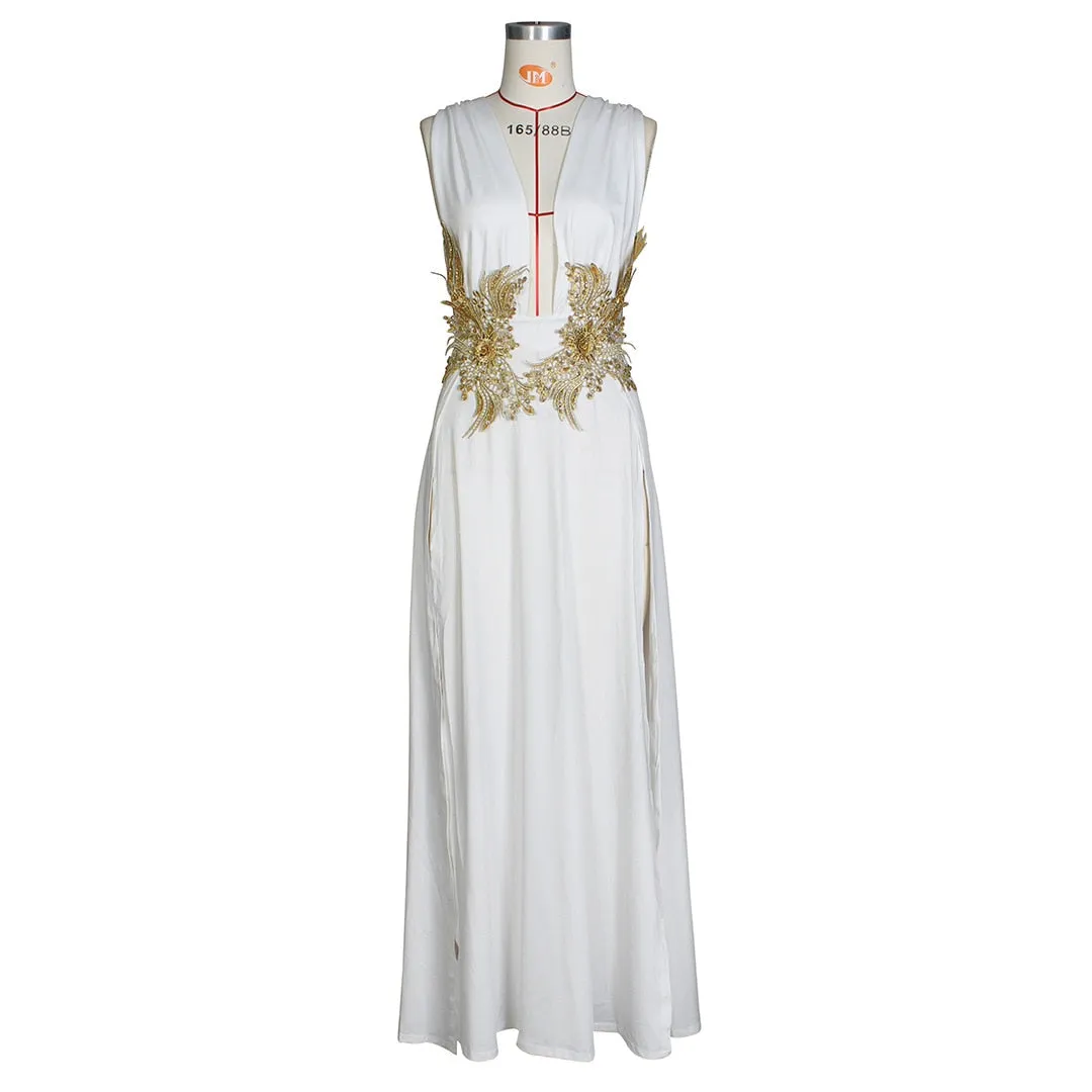 Womens Sleek & Sparkly Sequined Robe Dress