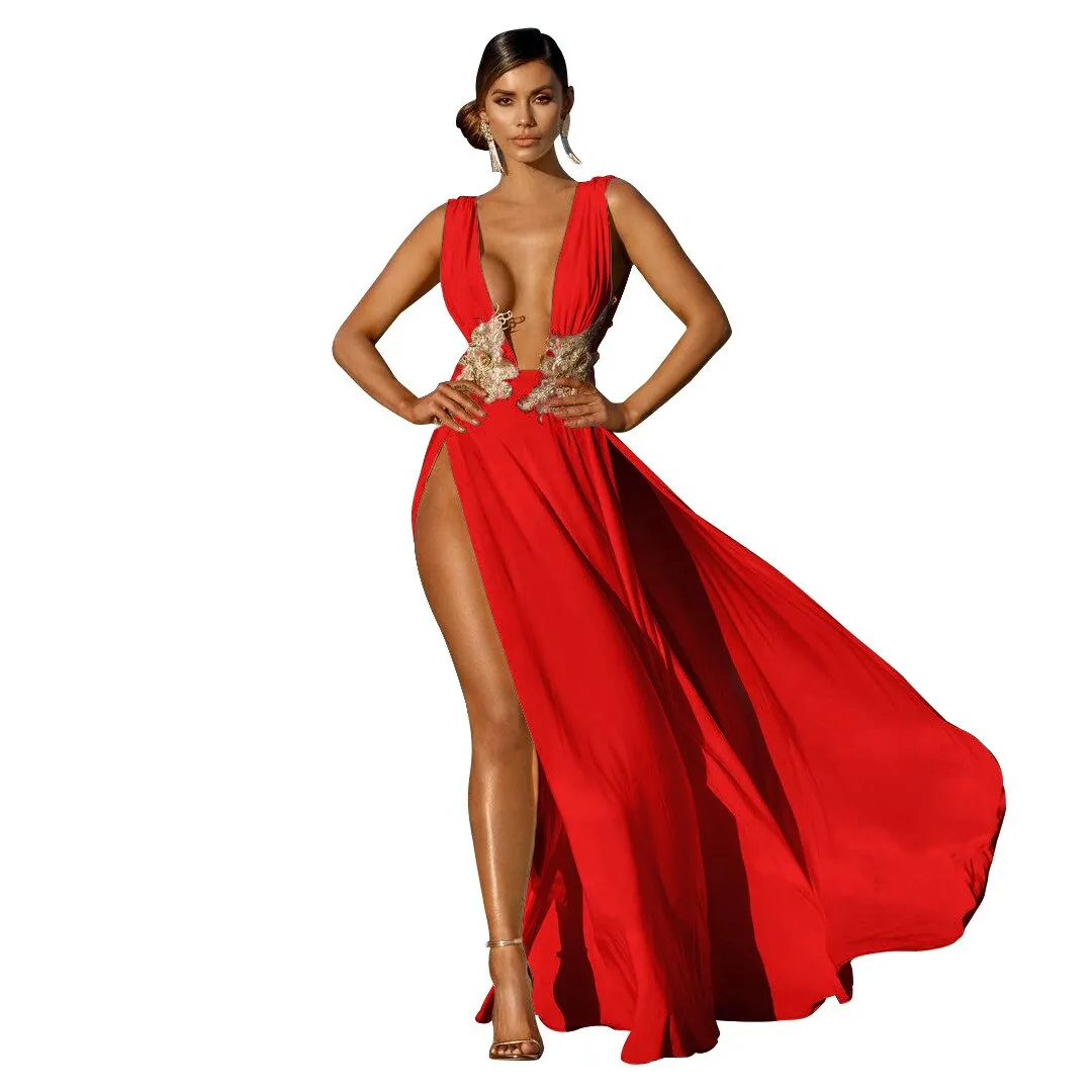 Womens Sleek & Sparkly Sequined Robe Dress