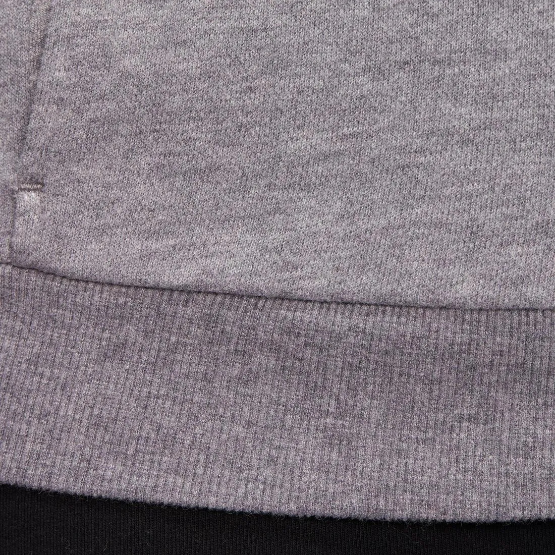 Women's Zip-Up Hoodless Gym & Pilates Jacket - Mottled Grey