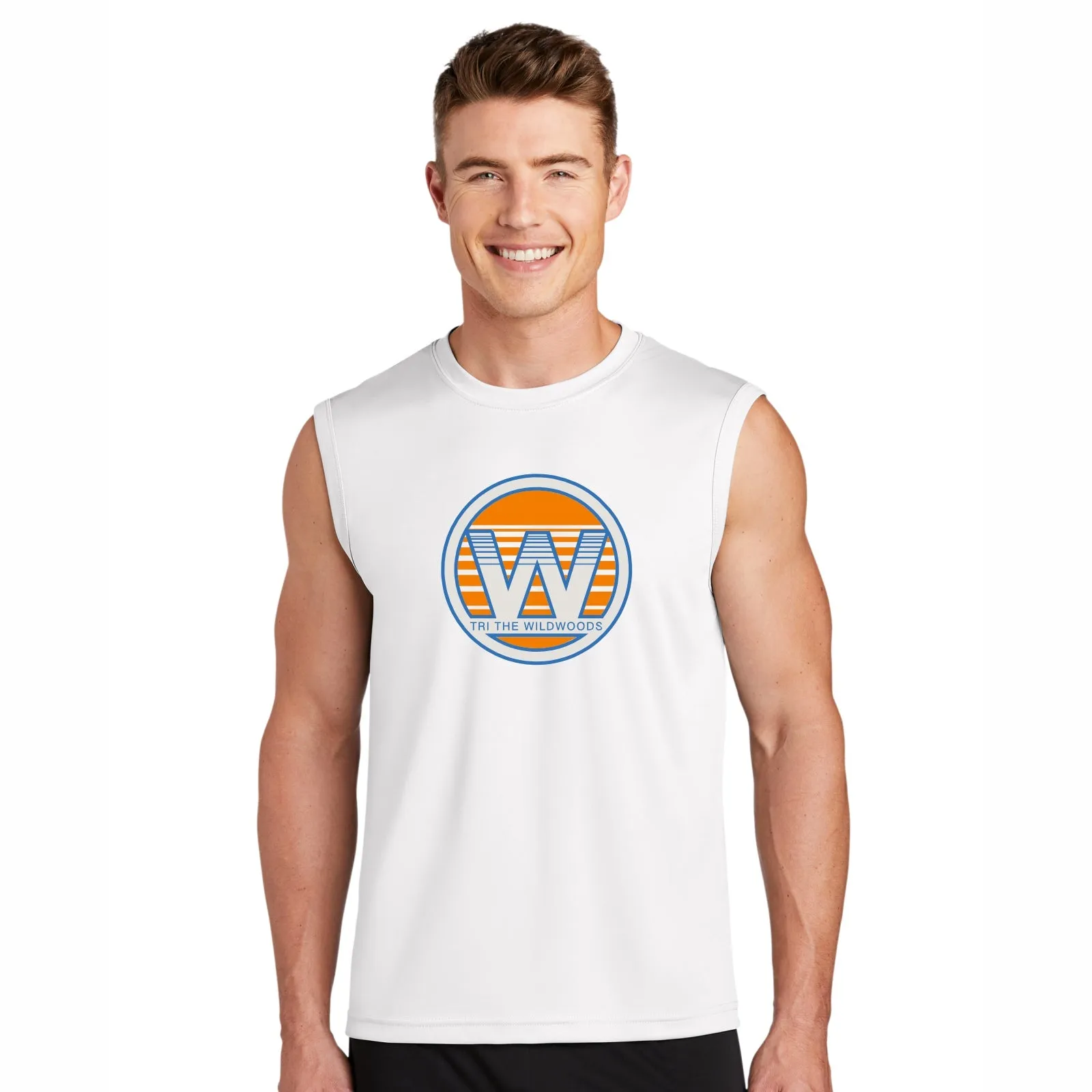 WW Men's Muscle Tech Tank -White- 2024 Names