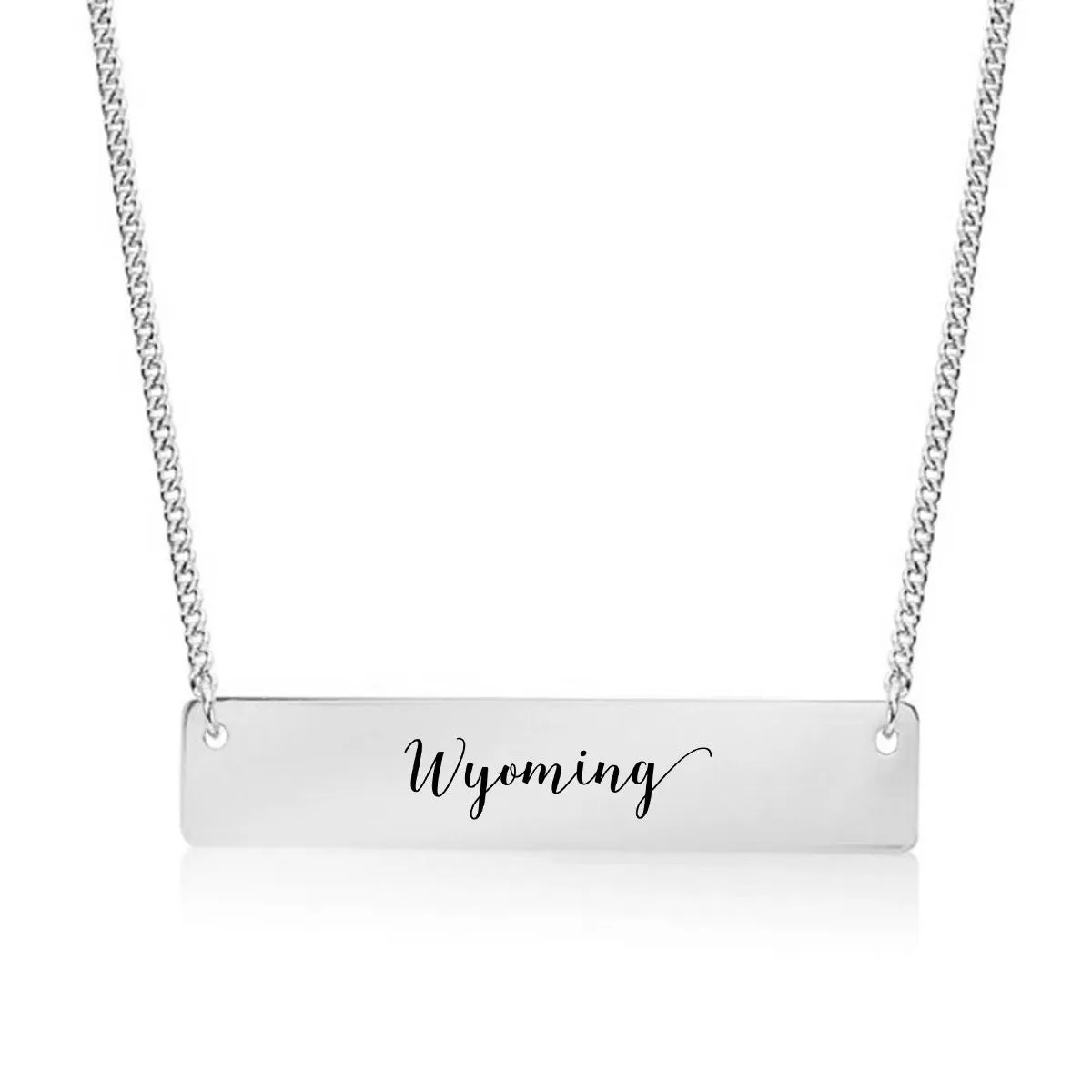 Wyoming Gold / Silver Bar Necklace