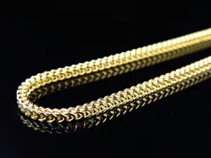 Yellow Franco Link Style Chain hollow(10K)