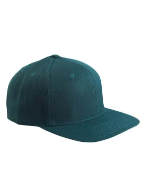 Yupoong 6-Panel Structured Flat Visor Cap | Spruce