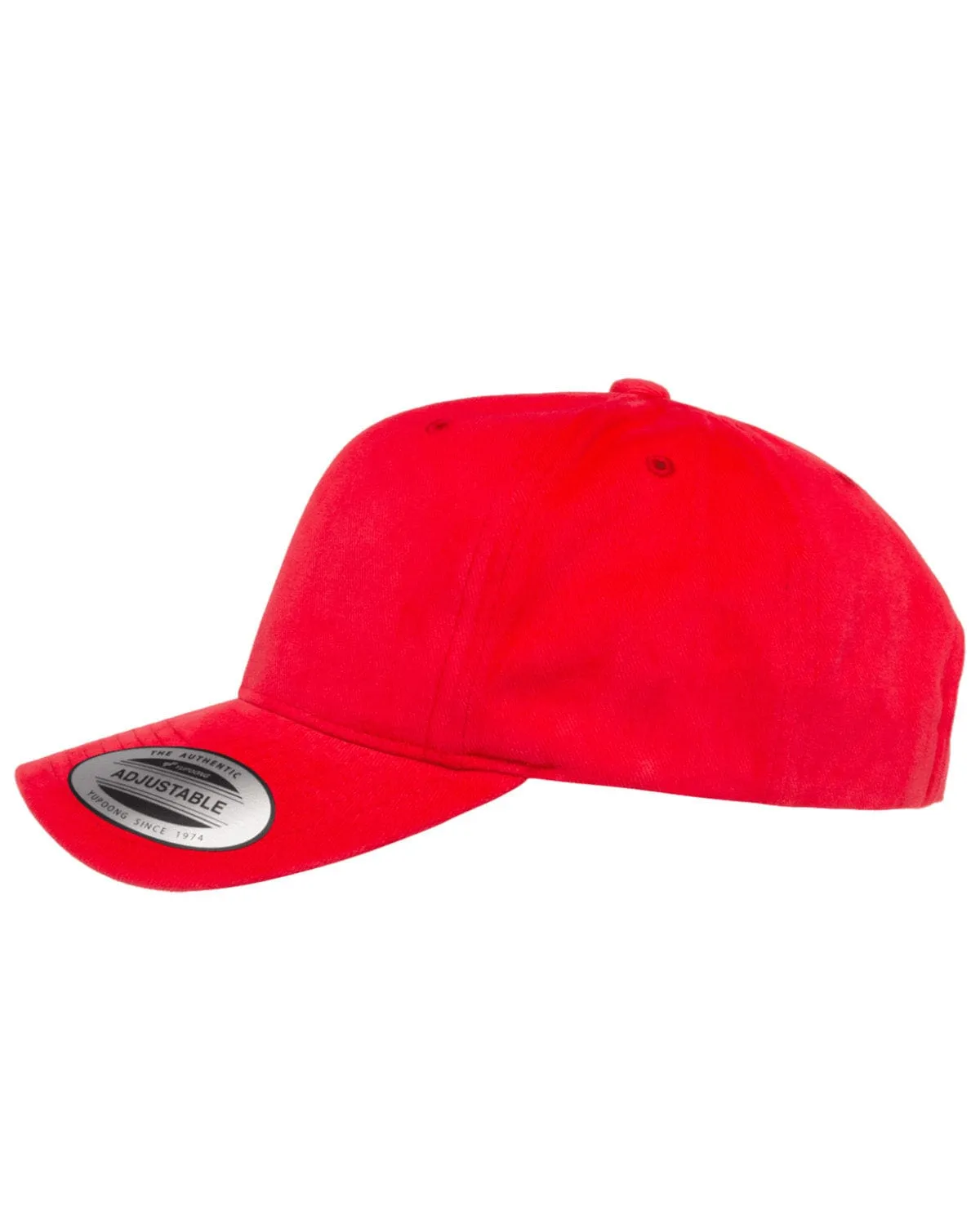 Yupoong Brushed Cotton Twill Mid-Profile Cap