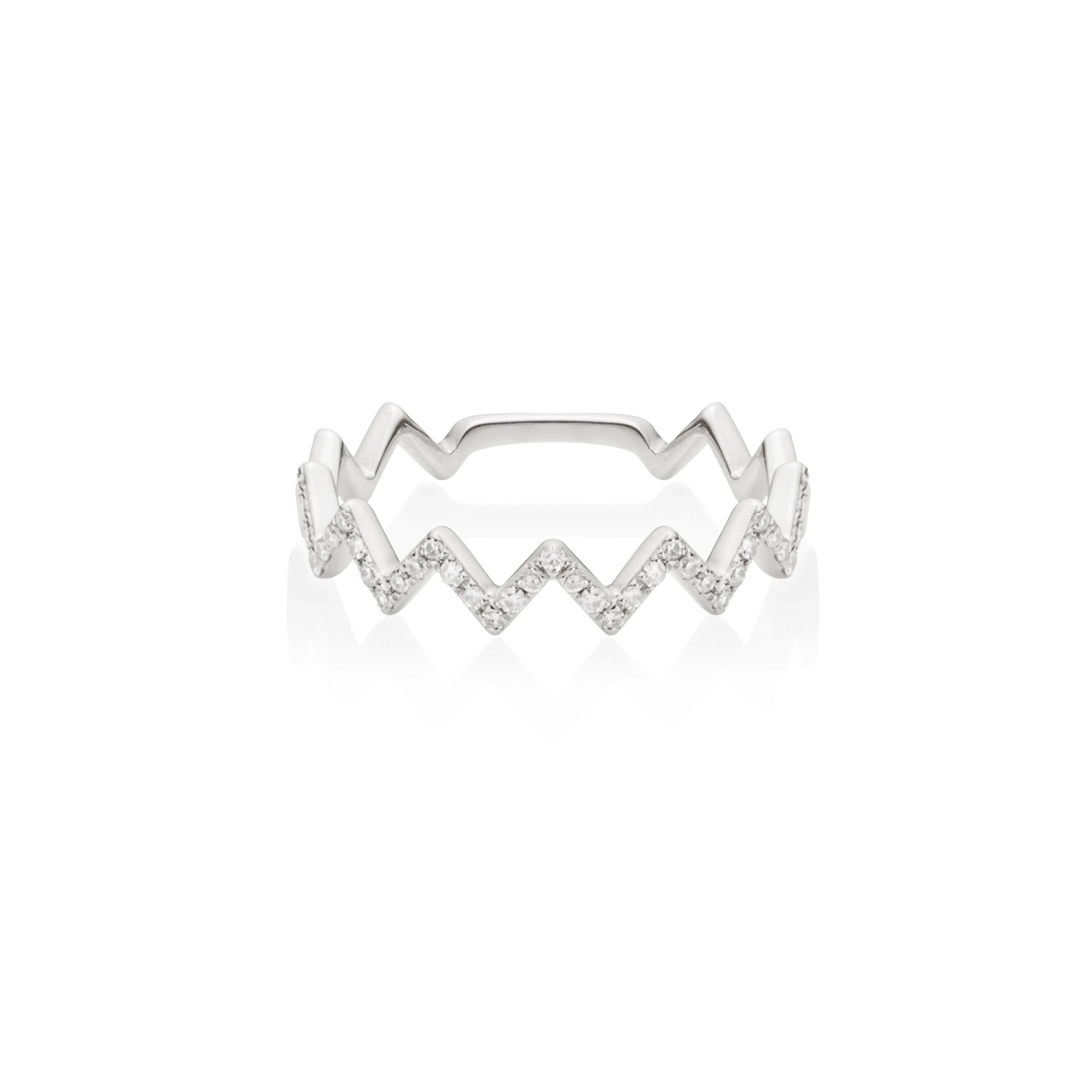 Zig-Zag Diamond Ring