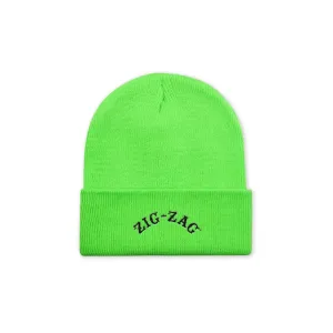 Zig-Zag Logo Beanie - Neon Green (1CT, 3CT OR 6 Count)